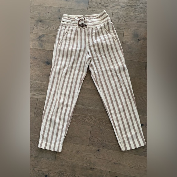 Anthropologie Oasis Striped Pants - Picture 1 of 7